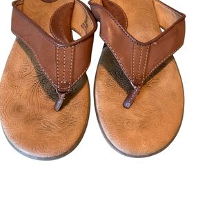 BOC Zita BC0019141 Sandals Women's US 9M Brown Toe Post Comfort Slip On Thong